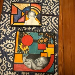 Original Mixed Media Art Set by E.D. Schnarr – The Inmost Series (2006) Set of 2